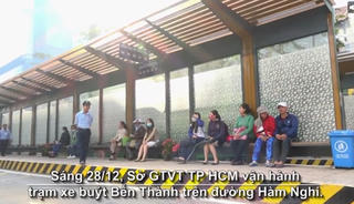 Trạm xe buýt hiện đại 8,5 tỷ đồng ở Sài Gòn