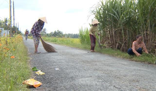 Nông dân Tiền Giang tham gia bảo vệ môi trường