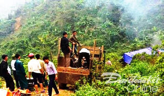 Triệt phá vụ khai thác vàng trái phép “khủng” ở Hà Tĩnh