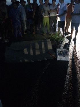 Một phụ nữ đi nhờ xe về nhà bị sét đánh chết