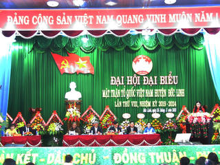 Bình Thuận: Đại hội điểm MTTQ huyện Đức Linh