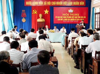 Hội nghị Ủy ban MTTQ tỉnh Đắk Lắk lần thứ 3, khóa XIII, nhiệm kỳ 2014-2019