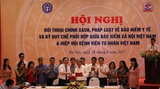 Ký kết quy chế phối hợp giữa BHXH Việt Nam và Hiệp hội bệnh viện tư nhân Việt Nam