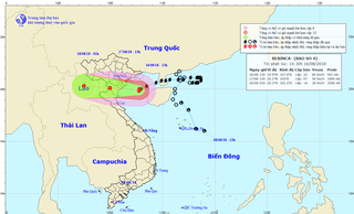 Đêm nay 16/8 bão số 4 sẽ đổ bộ vào Quảng Ninh - Nghệ An