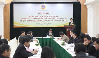 Quy trình ban hành án lệ phải hết sức chặt chẽ