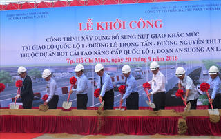 Khởi công nút giao thông Gò Mây tại TP HCM