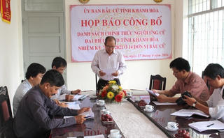 Khánh Hòa: Phân bổ các ứng cử viên ĐBQH, đại biểu HĐND tỉnh