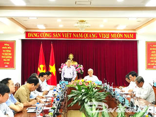 Chủ tịch Trần Thanh Mẫn làm việc với lãnh đạo tỉnh Đồng Nai