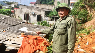 Sống thấp thỏm dưới chân núi Cát Dương