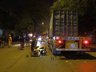 Hải Phòng: Thanh niên tử nạn trên đường đi cổ vũ U23 Việt Nam