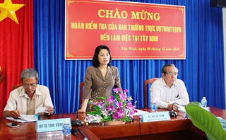 BẢN TIN MẶT TRẬN: Tây Ninh cần tăng cường nguồn lực nâng cao đời sống cho dân