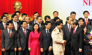 Chủ tịch UBTƯ MTTQ VN Nguyễn Thiện Nhân dự bế mạc Đại hội Đại biểu Đảng bộ Hà Nội