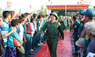 1.765 thanh niên Cần Thơ lên đường nhập ngũ
