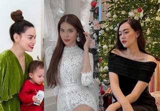 Dàn mỹ nhân lên đồ gợi cảm đón Giáng sinh