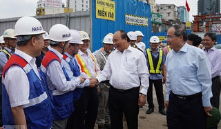 Thủ tướng thị sát dự án tuyến metro đầu tiên của TP HCM