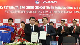 Z.com tiếp tục là nhà tài trợ chính của ĐTQG