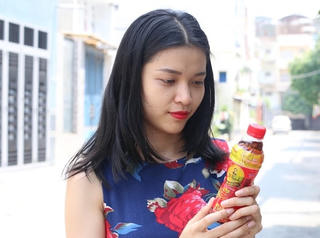 Uống Trà thanh nhiệt Dr Thanh, nữ khách hàng trúng chục triệu