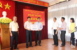 MTTQ tỉnh Quảng Ninh phát động ủng hộ xây dựng Quỹ “Đền ơn đáp nghĩa”