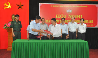 Quảng Bình: Chương trình phối hợp giữa Mặt trận tỉnh với các sở, ngành phải thiết thực, hiệu quả