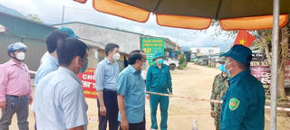 Nghệ An: Một gia đình có 5 F0, giãn cách xã hội xã biên giới hơn 10 ngàn dân