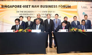 Chủ tịch nước Trần Đại Quang: Đưa quan hệ Việt Nam - Singapore lên tầm cao mới