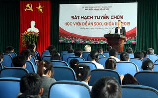 Quảng Nam: 108 thí sinh trúng tuyển Đề án 500 khóa IV