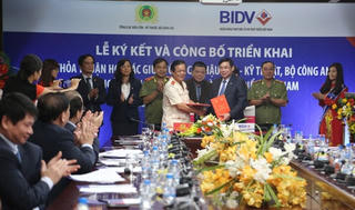 BIDV ký kết và công bố triển khai thỏa thuận hợp tác với Tổng cục Hậu cần Kĩ Thuật, Bộ Công An