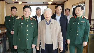 [ẢNH] Tổng Bí thư, Chủ tịch nước chủ trì Hội nghị Quân ủy Trung ương