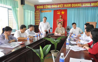 Phó chủ tịch, Tổng thư ký Trần Thanh Mẫn làm việc với huyện nông thôn mới Phong Điền