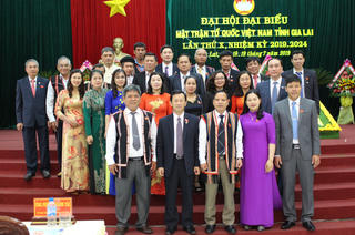 Ông Hồ Văn Điềm tái cử Chủ tịch Mặt trận tỉnh Gia Lai lần thứ X