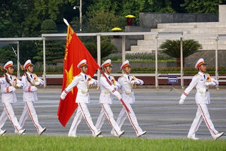 [ẢNH] Lễ chào cờ trên quảng trường Ba Đình trong buổi sáng 2/9