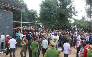 Thăng hàm cho 3 cảnh sát hy sinh trong vụ nổ tại Đắk Lắk