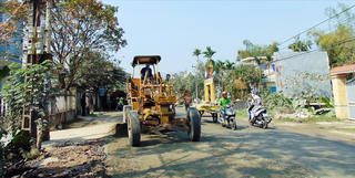 Sau khi báo đăng, đường ĐT 609B được thảm nhựa lại