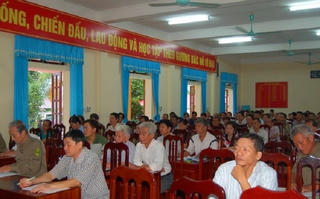 Chăm lo, phát huy vai trò của lực lượng bảo vệ dân phố