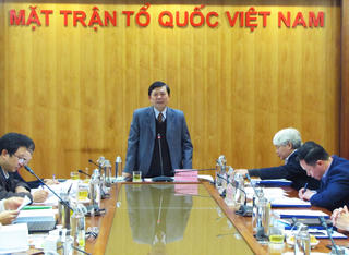 Nghiệm thu đề tài khoa học ‘Nâng cao chất lượng hoạt động của UBTƯ MTTQ Việt Nam trong xây dựng pháp luật’