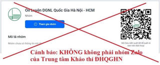 Lợi dụng kỳ thi Đánh giá năng lực của ĐH Quốc gia Hà Nội để trục lợi