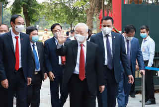Tổng Bí thư Nguyễn Phú Trọng: 'Tôi tin chắc rằng, cuộc bầu cử lần này sẽ thành công tốt đẹp'