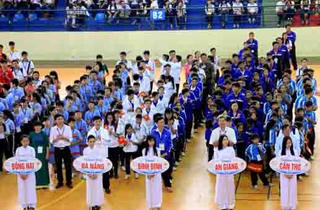 600 học sinh khuyết tật toàn quốc thi thể thao tại Cần Thơ