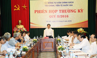 Phó Thủ tướng Vương Đình Huệ chủ trì họp Hội đồng tư vấn tài chính, tiền tệ