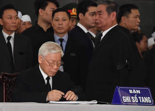 Lễ viếng Chủ tịch nước Trần Đại Quang