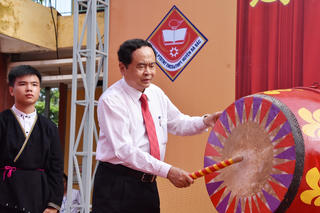 Rèn đức, luyện tài để dựng xây quê hương, đất nước