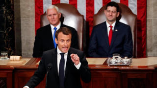 Tổng thống Pháp phát biểu trước Quốc hội Mỹ