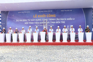 Khởi công dự án cầu Rạch Miễu 2 gần 5.200 tỷ đồng