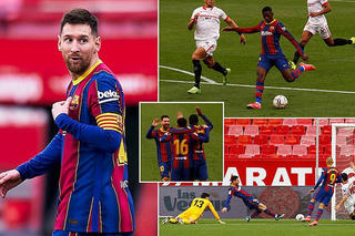 Messi tỏa sáng, Barcelona đánh bại Sevilla và soán ngôi Real Madrid