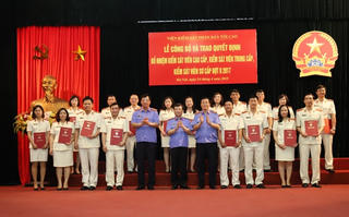 Viện KSND tối cao có thêm 18 Kiểm sát viên cao cấp