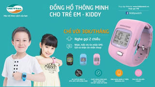 Viettel chính thức phân phối đồng hồ Kiddy giúp phụ huynh quản lý con em hiệu quả