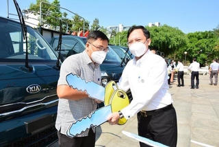 TP Thủ Đức tiếp nhận 14 xe phục vụ phòng chống dịch Covid-19