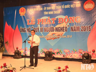 Ninh Thuận: Phát động ủng hộ Quỹ Vì người nghèo năm 2016
