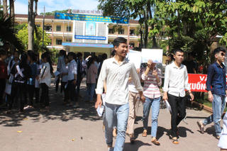 Thí sinh vùng ‘chảo lửa’ Hà Tĩnh thở phào sau môn Văn