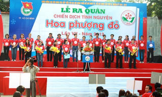 Hơn 40.000 học sinh, giáo viên tham gia chiến dịch Hoa phượng đỏ